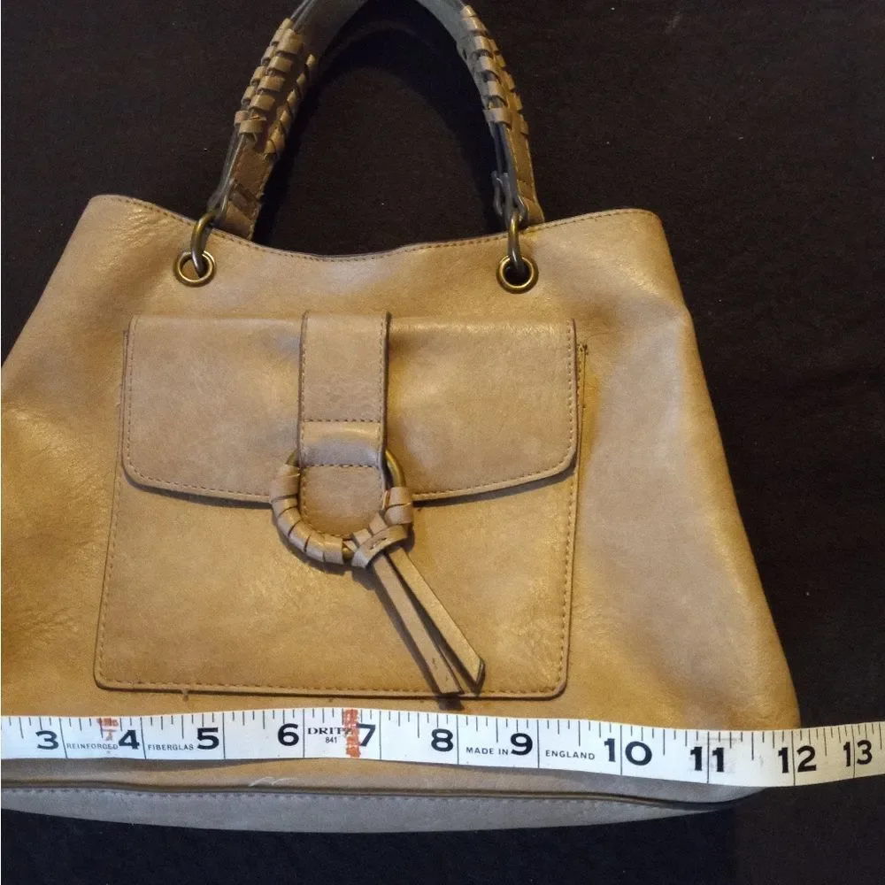 Maurices Wrap Ring Stitch Satchel Bag